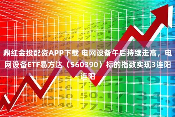 鼎红金投配资APP下载 电网设备午后持续走高，电网设备ETF易方达（560390）标的指数实现3连阳